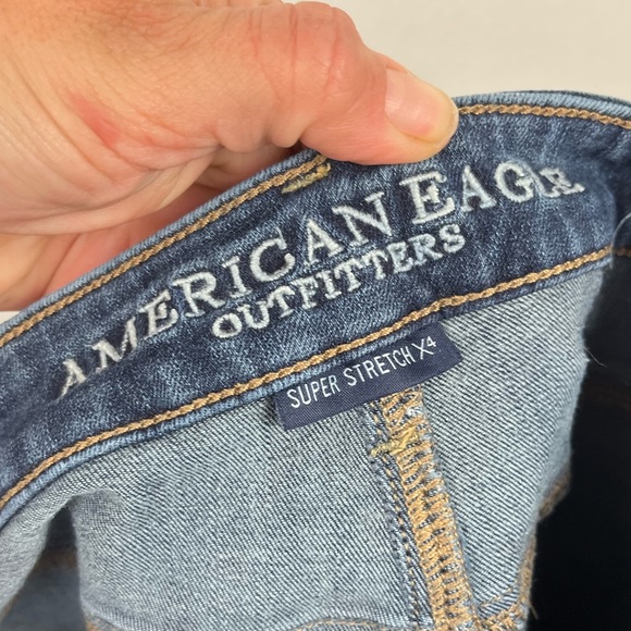American Eagle Outfitters Super Stretch X4 Jeggings Skinny Jeans Size 4 - Picture 9 of 13
